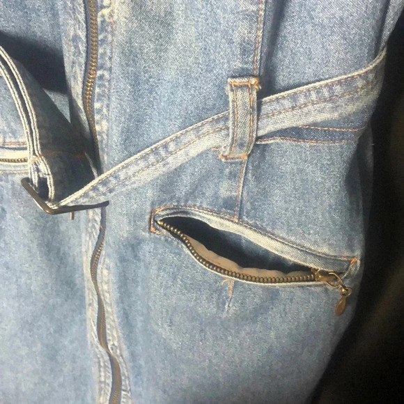 Vintage‎ Denim Dress - Picture 6 of 8